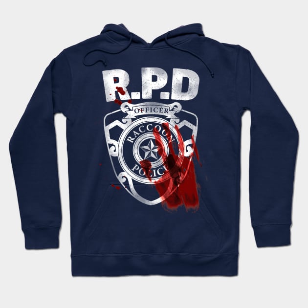 Racoon City PD Hoodie by RafaRodrix